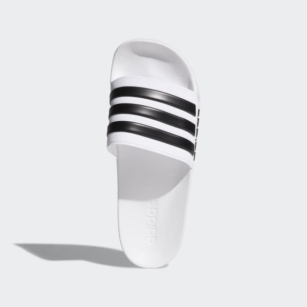 adidas cloudfoam slides men's black