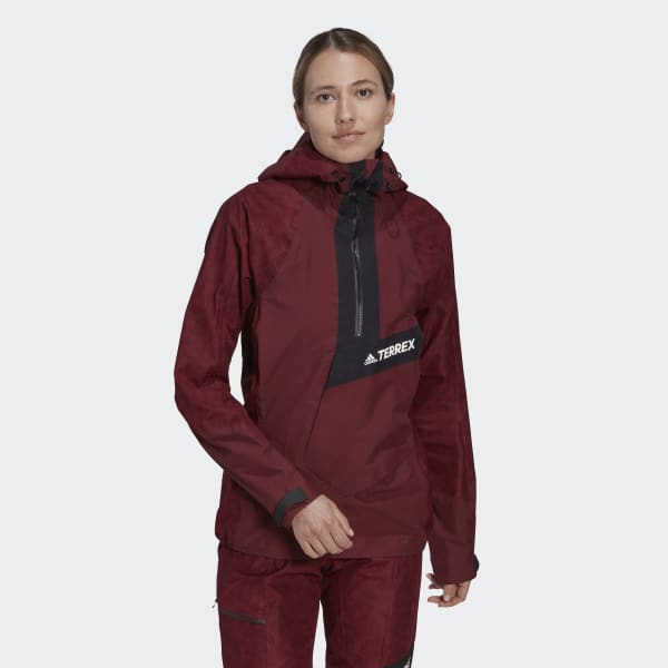 Purpurová Větrovka Terrex Techrock Primeknit RAIN.RDY