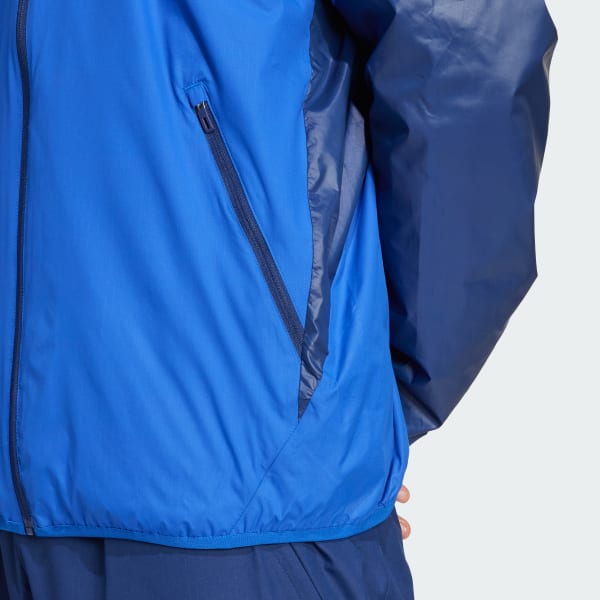 アディダス ウインドジャケット - ブルー | アディダス ジャパン