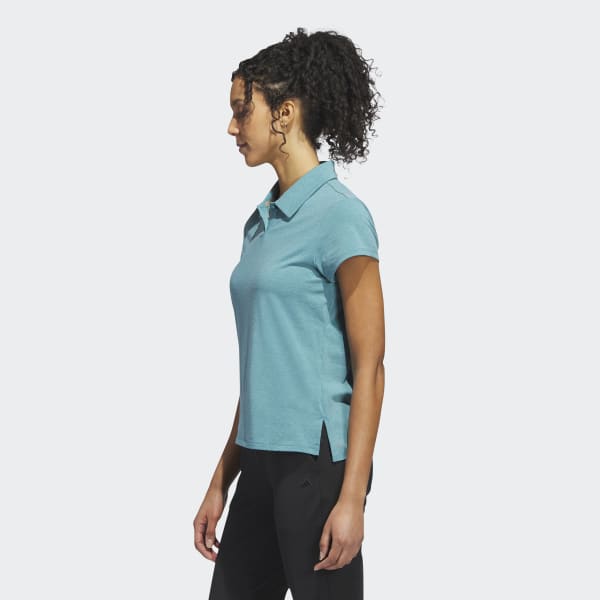 Turquoise Go-To Heathered Golf Polo Shirt