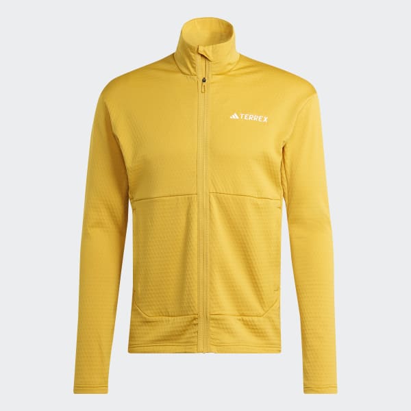 Yellow Terrex Multi Light Fleece Full-Zip Jacket