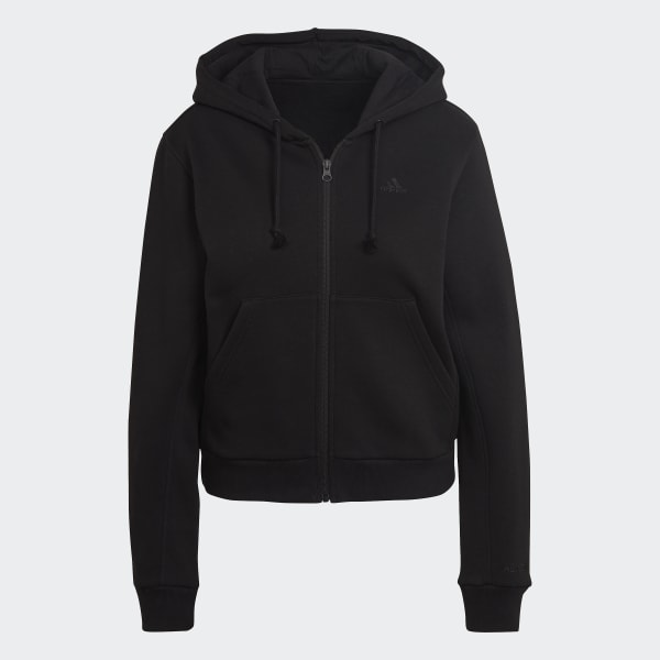 adidas ALL SZN Fleece Full-Zip Hoodie - Black, Women's Training