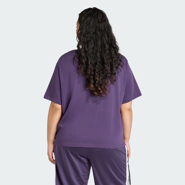 Adicolor Trefoil Boxy Tee (Plus Size)