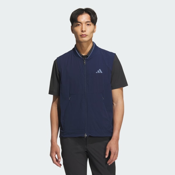 ブルー 【ゴルフ】防風ベスト