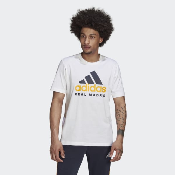 Hvid Real Madrid DNA T-Shirt HM425
