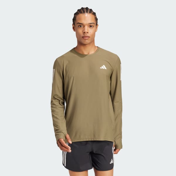 Adidas t shirt olive outlet