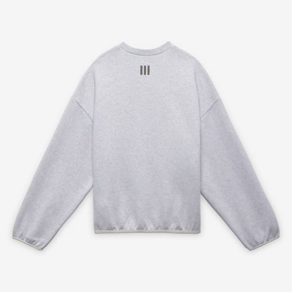 adidas FEAR OF GOD ATHLETICS HEATHER FLEECE CREWNECK - Grey