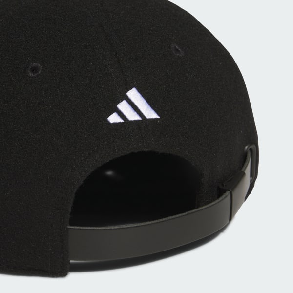 ブラック 【ゴルフ】ツイード フラットビルキャップ