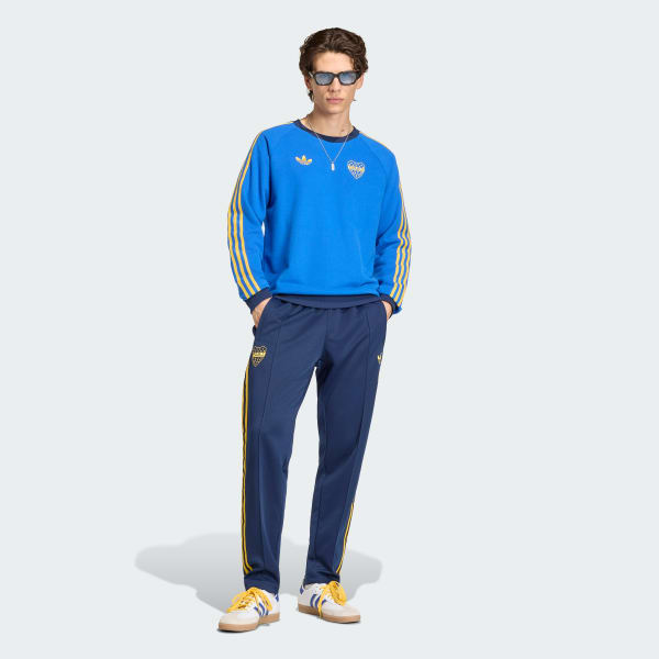 Azul Buzo de Cuello Redondo Boca Juniors Originals