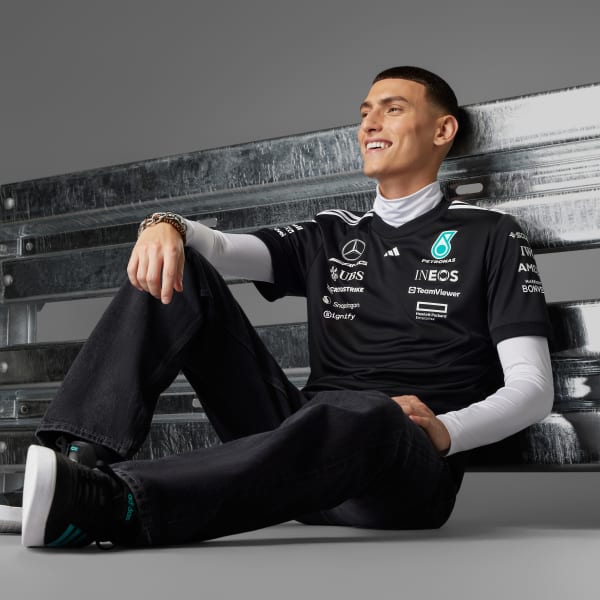 Negro POLO DE PILOTO MERCEDES - AMG PETRONAS FORMULA ONE TEAM