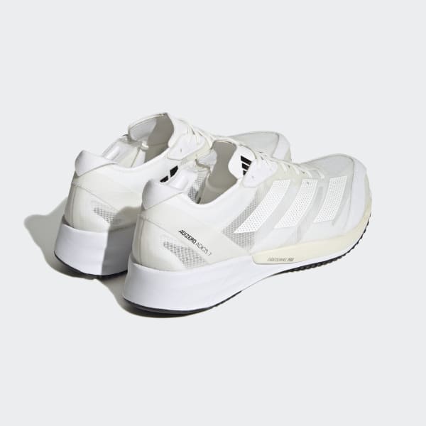 adidas Adizero Adios 7 Running Shoes - White | Men's Running 