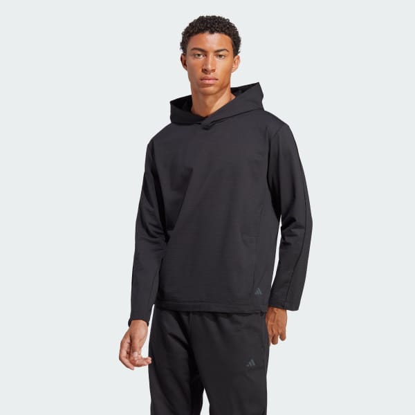 Zwart Yoga Graphic Training Hoodie