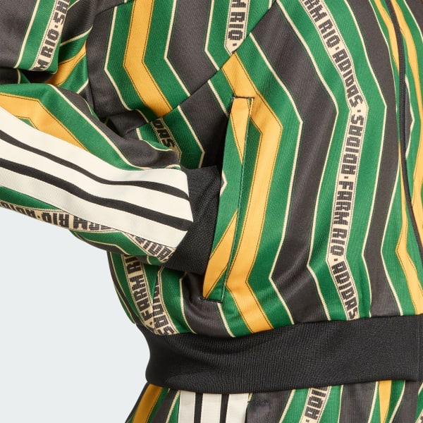 adidas x FARM Tiro Track Top - Black | Free Shipping with