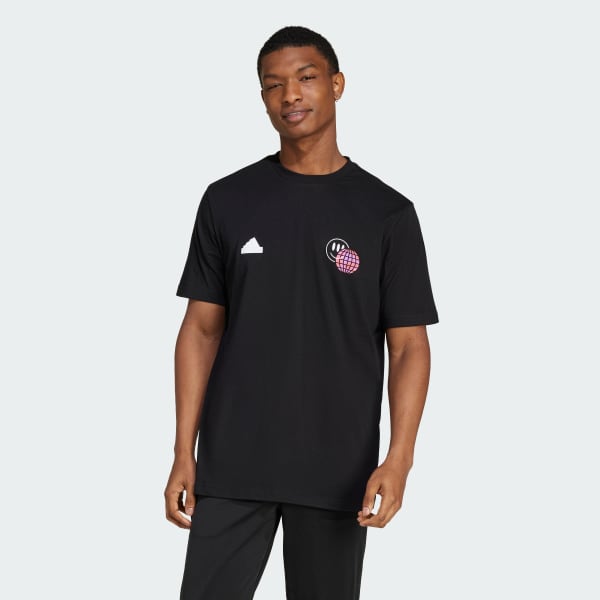 adidas House of Tiro Summer Graphic Tee Black adidas Singapore
