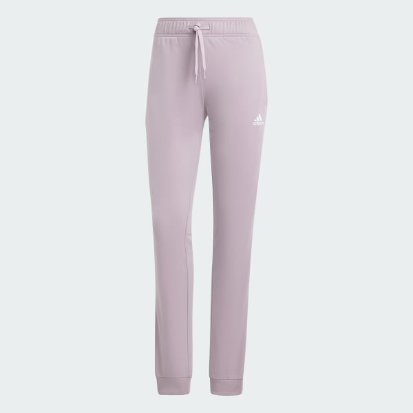 Roxo Calça Primegreen Essentials Warm-Up Slim Tapered 3-Stripes