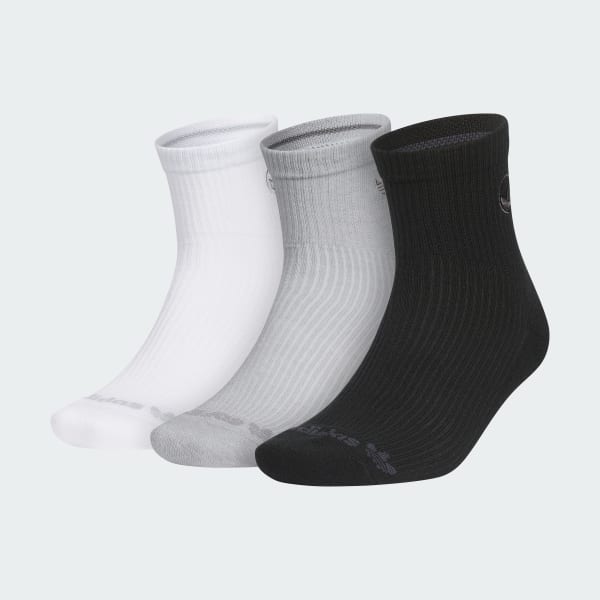 White Originals PRM 3-Pack Quarter Socks
