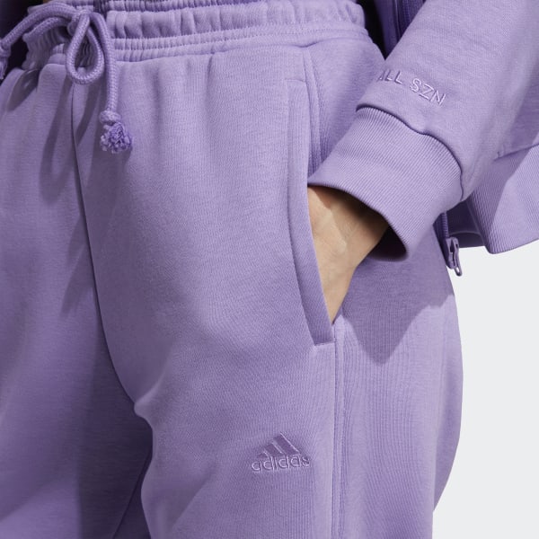 adidas ALL SZN Fleece Pants - Purple | Women\'s Lifestyle | adidas US