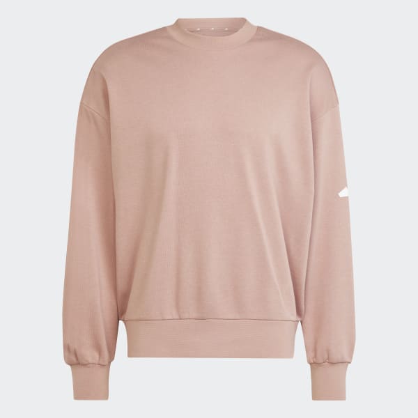 adidas Essentials Loose Fit 3 Bar Logo Sweatshirt - Pink