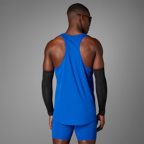 Azul Polera Sin Mangas Adizero Running Essentials