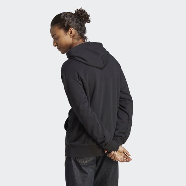 adidas Lounge Heavy French Terry Hoodie - Black | adidas Canada