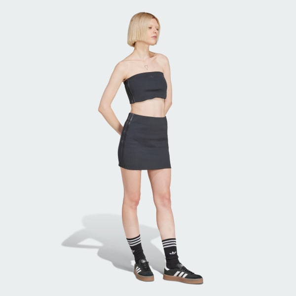 Grijs Rib Rok