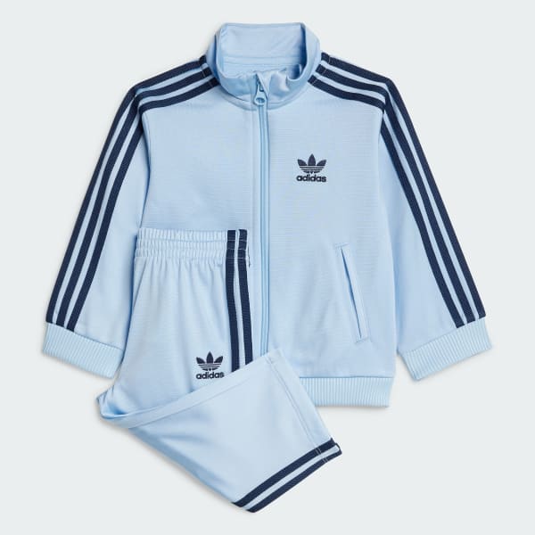 Adidas infant tracksuit blue shop