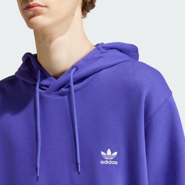 Adidas trefoil hoodie purple hot sale