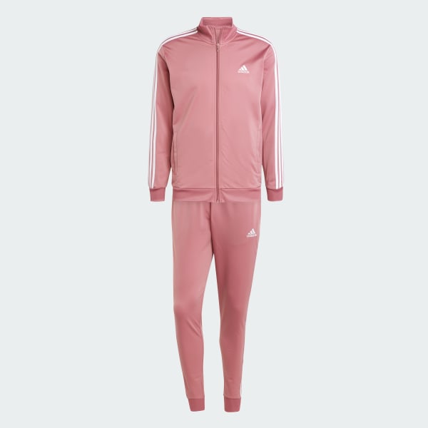 Buzo 3 Tiras Tricot Basic Rosado adidas adidas Peru