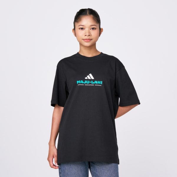 hia_　0226 adidas MAJU-LAH MOTORSPORTS CITYSCAPE TEE - Black | adidas Singapore