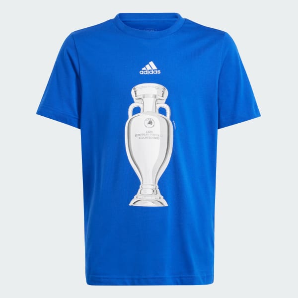 T shirt Official Emblem Trophy Junior Blu adidas adidas Italia