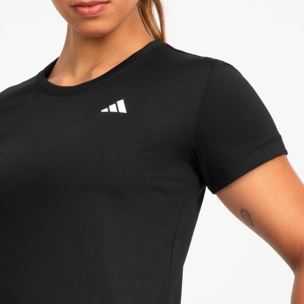 Preto Camiseta Own The Run 3 Listras