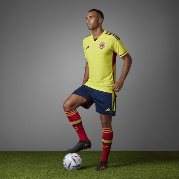 Adidas Colombia 2022 Home Soccer Jersey - FutFanatics