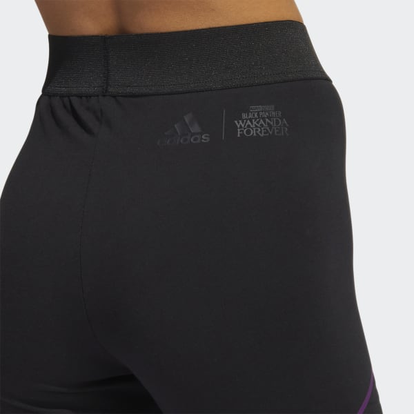 Negro Shorts de Ciclismo Pantera Negra Estampados TR517
