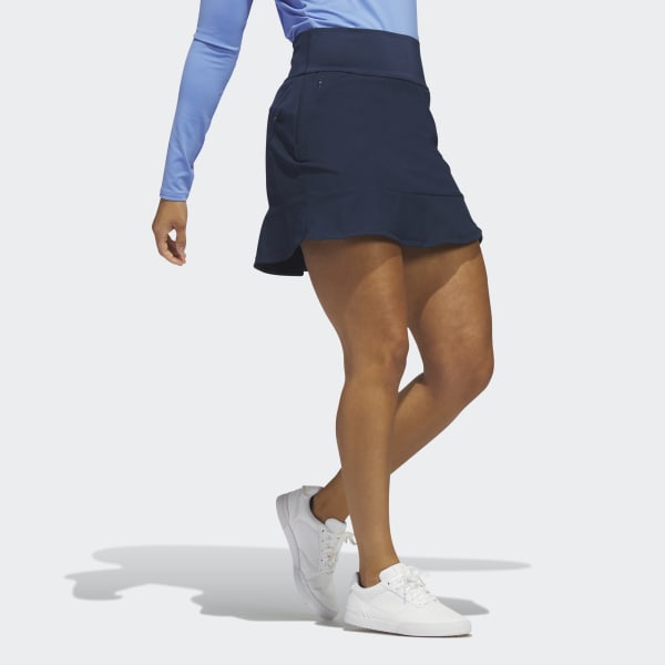 Azul Falda con Shorts Frill