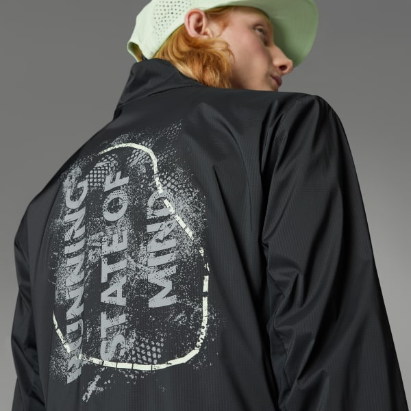 Preto Jaqueta Estampa Corrida Ultimate adidas