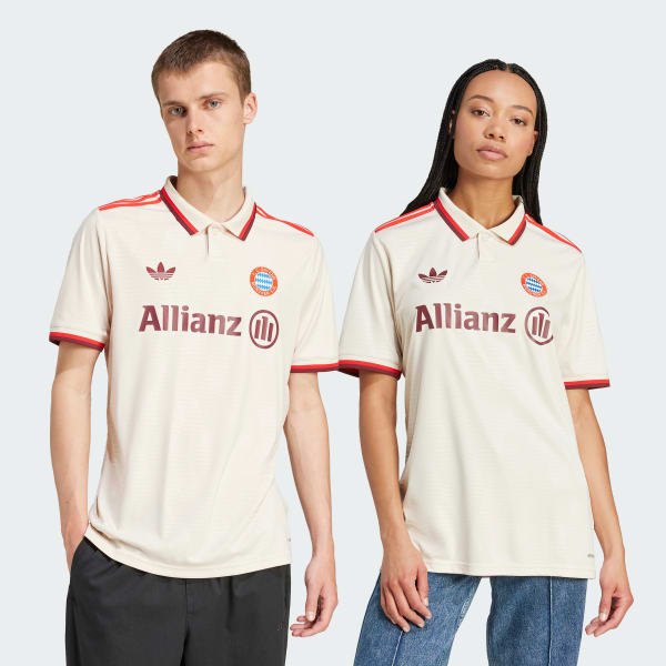 Beige FC Bayern 24/25 (kvindeholdet) tredjetrøje