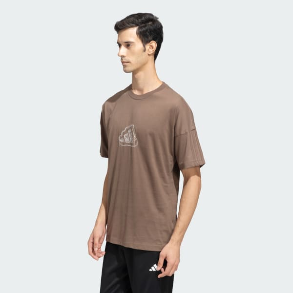 Brown All SZN Graphic Tee