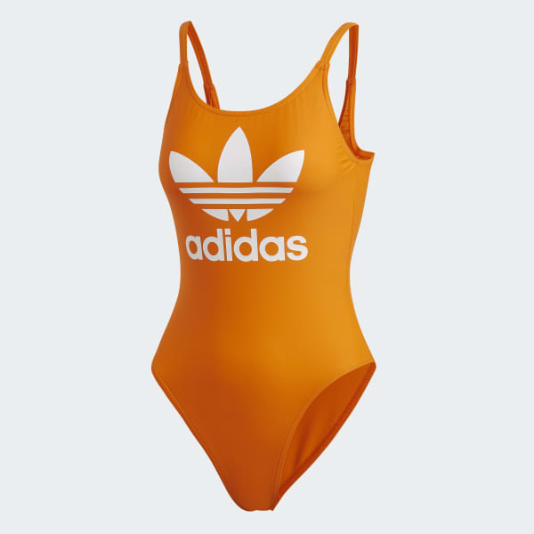 adidas Traje de Ba o Trefoil Naranja adidas Argentina