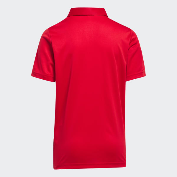 Red Performance Short Sleeve Polo Shirt Kids