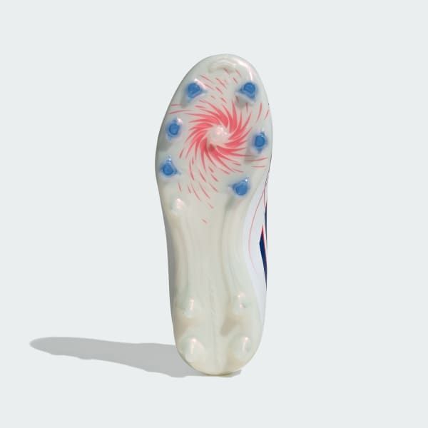 Λευκό Παιδικά ποδοσφαιρικά παπούτσια μεσαίου ύψους F50 SPARKFUSION LEAGUE για φυσικό ξηρό γρασίδι / τεχνητό έδαφος