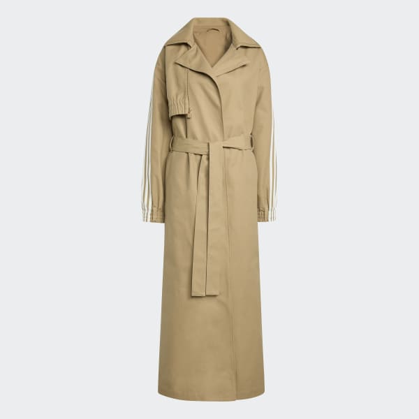 adidas Trench Coat - Brown | Free Shipping with adiClub