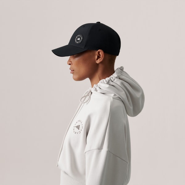 トップス Flight Mode Cropped Pullover adidas by Stella McCartney Cropped Zip Hoodie - Black