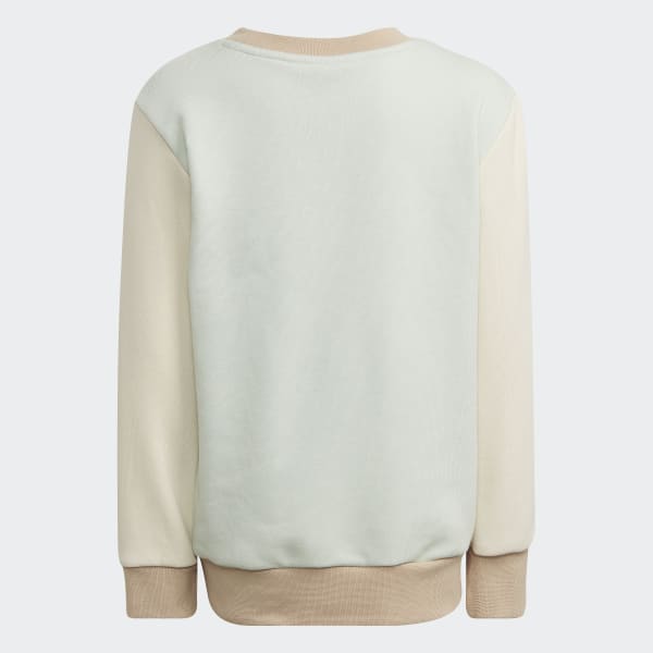 Adidas originals colour block crew sweatshirt discount
