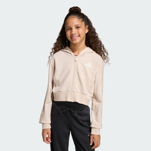 Beige BUZO CON CAPUCHA SEASONALS ANIMAL CON CIERRE