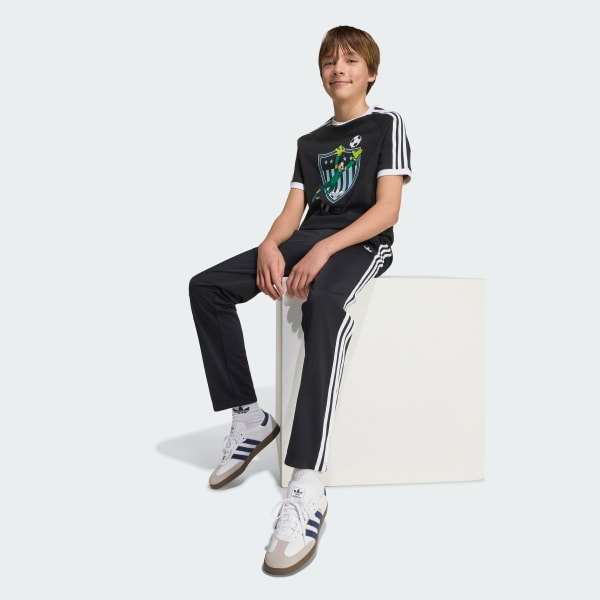 ブラック アディダス ディズニー ルーズTシャツ