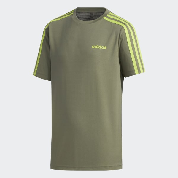 polera verde adidas