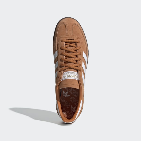 Handball Spezial Low Top Suede Trainers in Copper White Gold Handball Spezial Low Top Suede Trainers in Copper White Gold