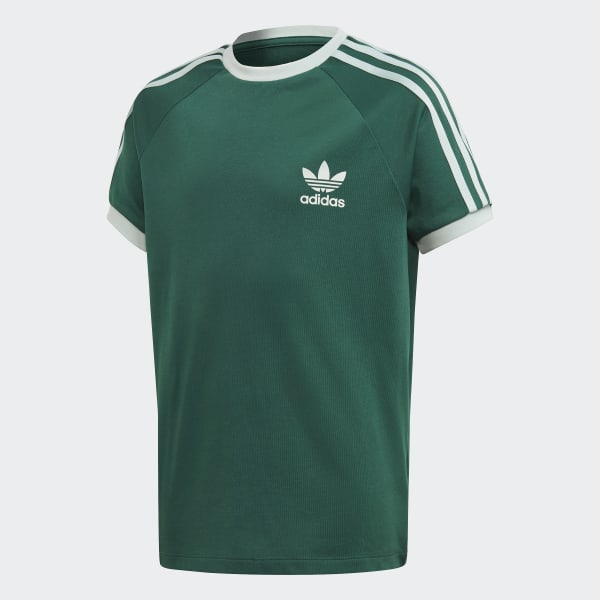 Camiseta 3 bandas Verde adidas | adidas España Zapatos deportivos : adidas Originals Camiseta 3 bandas