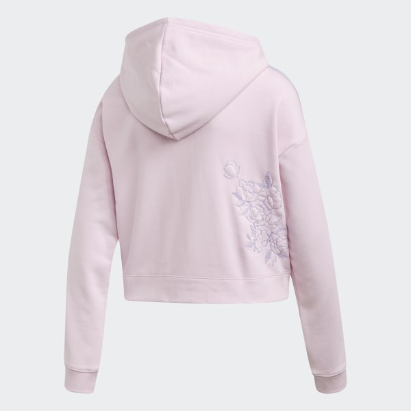 adidas clear pink hoodie