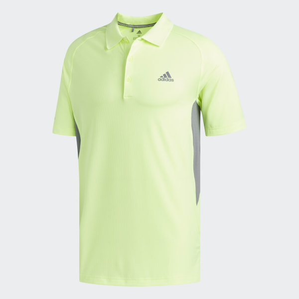 adidas yellow golf shirt